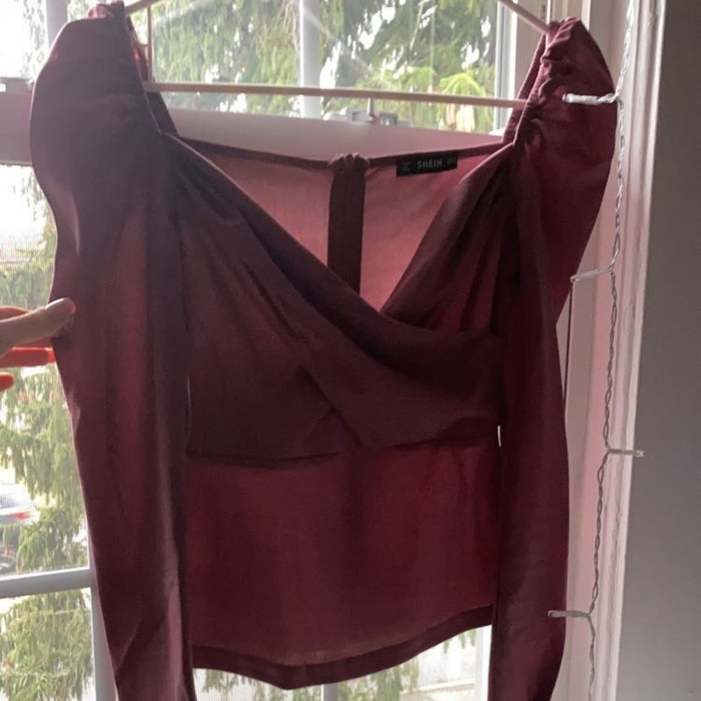 Womens X Small Shein puffed shoulder Blouse